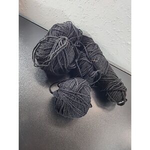 Mixed Lot Yarn 13oz Shades of Black Knitting Crochet Craft Yarn